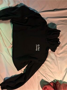 No Prince Charming cropped hoodie